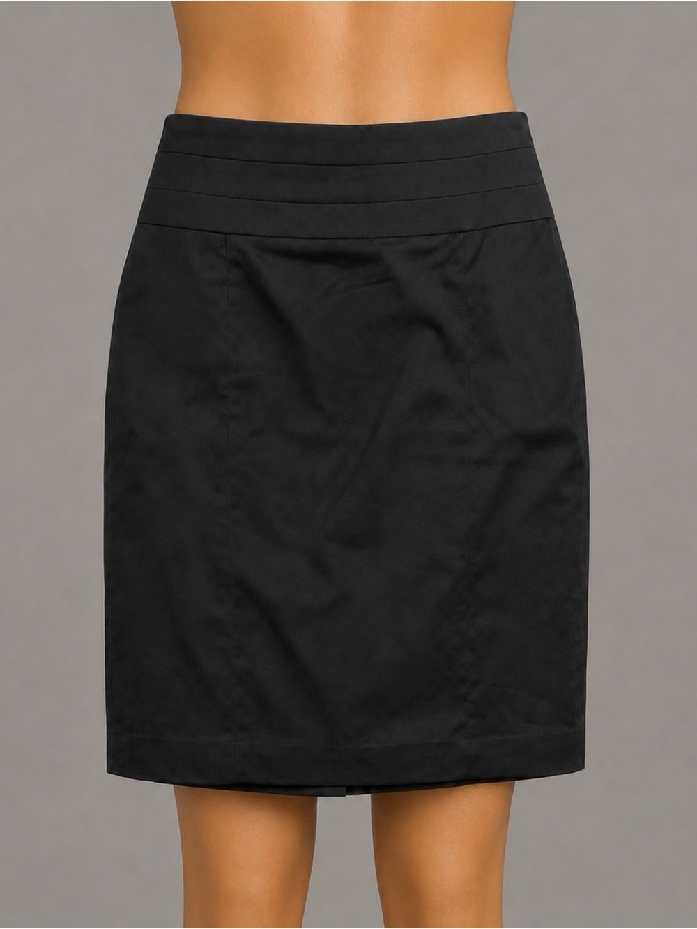 Dressy Black High Waisted Pencil Skirt